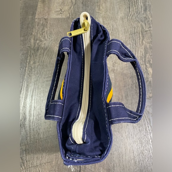 LL BEAN Rare Vintage 80s Micro Mini Boat and Tote Canvas Bag - Picture 4 of 9